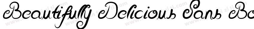 Beautifully Delicious Sans Bold字体转换